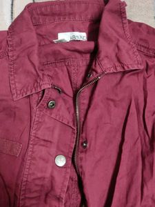 Maroon Casual Jacket
