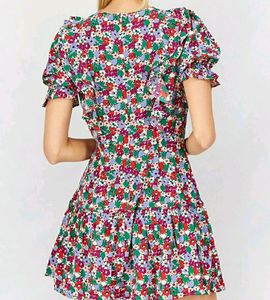 Floral Print Mini Dress