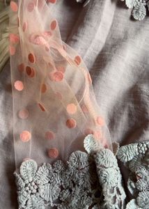 Pretty Lace Detail Applique Top