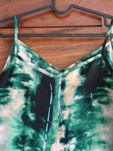 Beautiful Tye and Dye Green Dress