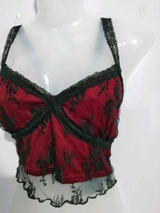 Y2K LACE TOP