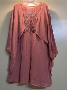 Dusty Rose Kaftan Dress