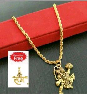 Hanuman Pendant Necklace
