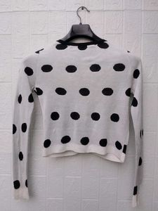 New With Tag Pinterest Dotted Knit Sweater