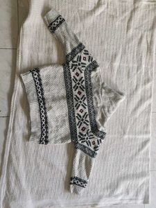 unisex Patterned Knit Cardigan for kidz