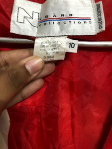 Nugarp Collections Red Waistcoat