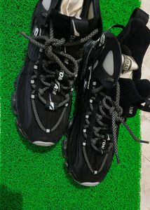 Black Trendy Sneakers,8 Size