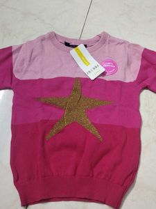Christmas Girl Sweater, Age 5- 6mnt-