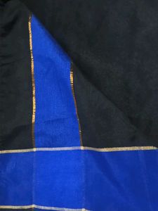 Blue &amp; Black Ethnic Saree