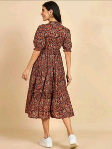 Floral Print Midi Dress