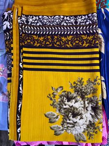 6 Combo Saree Satin Silk Soft