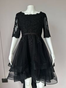 Black Lace Gown FIXED PRICE ✅