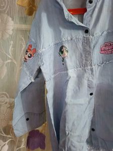 Denim  Shirt For Girls