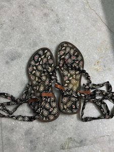 Tie Up Ethnic Sandal