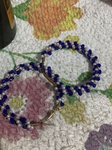 Beaded Hoop Earrings