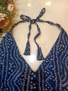 Viral Halter Neck N Back Criss-cross Kurti🎀✨
