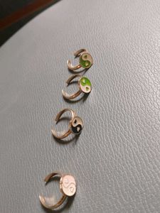 Yin Yang Adjustable Rings