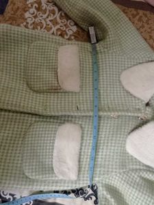 Cute Girl&#39;s Checkered Jacket