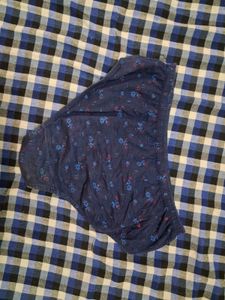 Floral blue shorts
