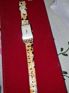 Floral Print Watch
