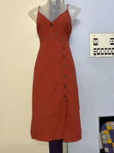 SHEIN BRANDED Casual Button-Down Midi Dress