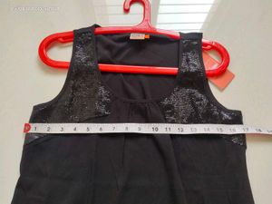 Stylish Black Tank Top - 34 Bust
