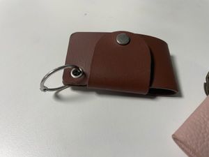 Leather Keychain Card Holders (Set of 3)