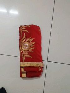 Elegant Embroidered Saree