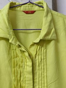 W Brand Women’s Shirt – Neon Green