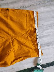 Yellow Cotton Pant