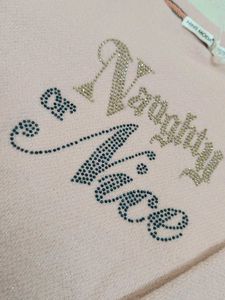 Cute &#39;Naughty or Nice&#39; Top