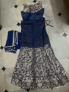 Crop Top N Lehenga