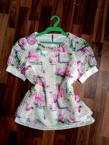 Chiffon Tops M Size