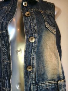 Denim Vest Size Small