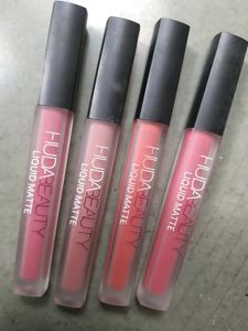 Huda Beauty First Copy Liquid Matte Lipstick [Set Of 4]