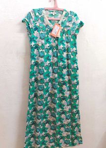 Floral Print Night Dress