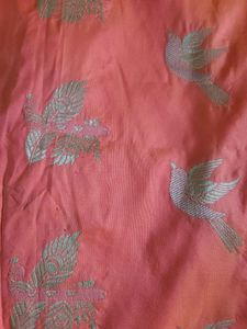 Soft Silk With Silver Buti