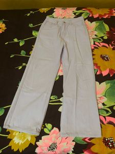 Light Purple Wide Leg Jeans