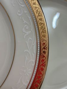 Noritake fine porcelain gold odessey salad or dese