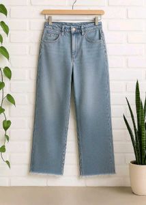 Light Wash Wide Leg Jeans