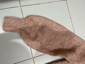 Blush Pink Crop Sweater