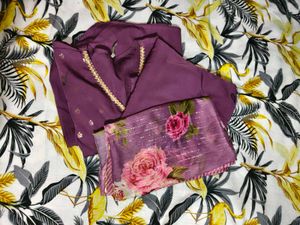 Elegant Purple Kurta Set