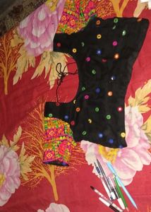 Beautiful Black Sare With Blouse