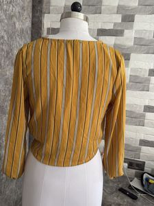 Yellow Crop Top