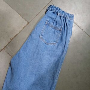 Wide Leg Denim Jeans