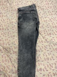 Stylish Gray Denim Jeans
