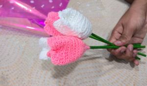 Tulips Crocheted
