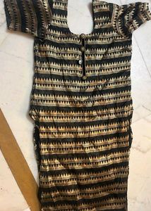 Elegant Black &amp; Gold kurti