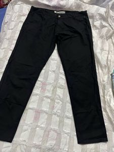 D Fourteen Branded Black Pant
