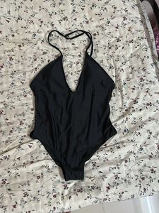 Black Bodysuit Swimsuit One Piece